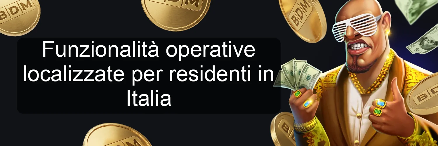 Funzionalità operative localizzate per residenti in Italia Funzionalità operative localizzate per residenti in Italia
